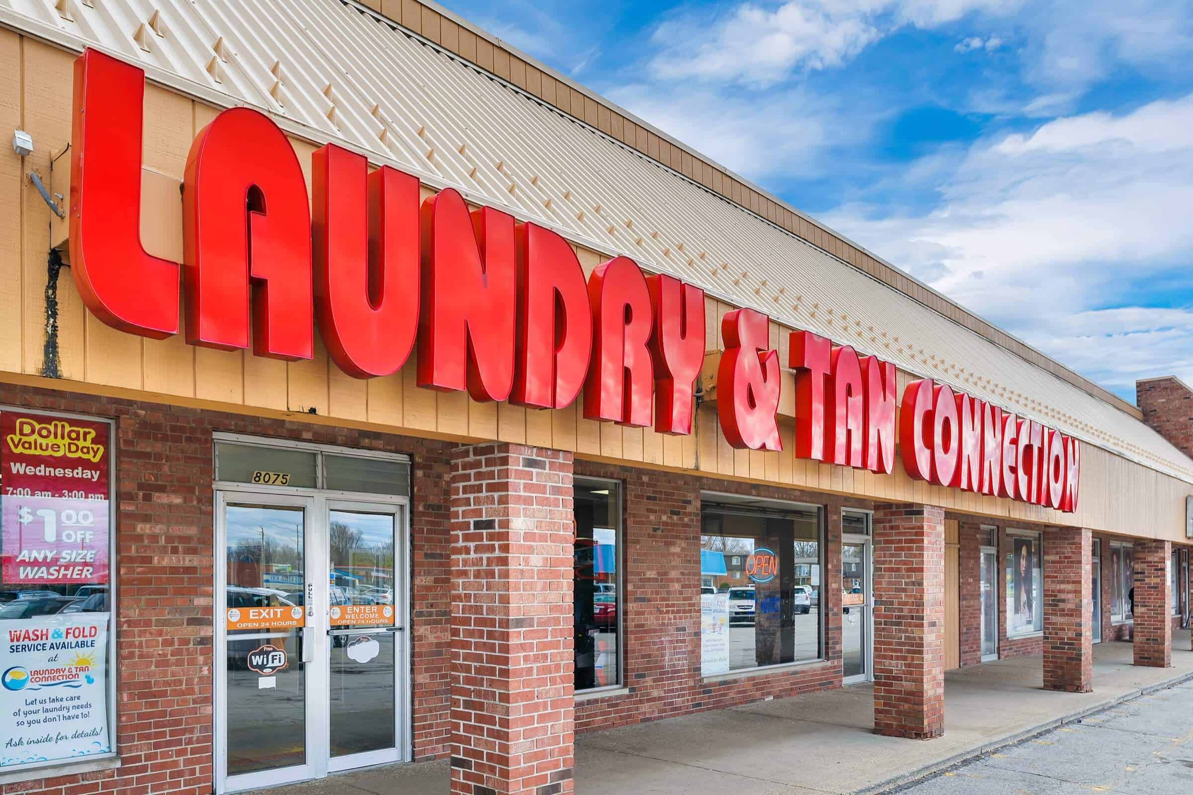 Laundry and Tan Connection at 8075 Madison Ave