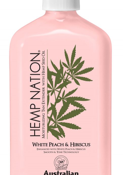 AUSTRALIAN GOLD HEMP NATION WHITE PEACH & HIBISCUS TAN EXTENDER